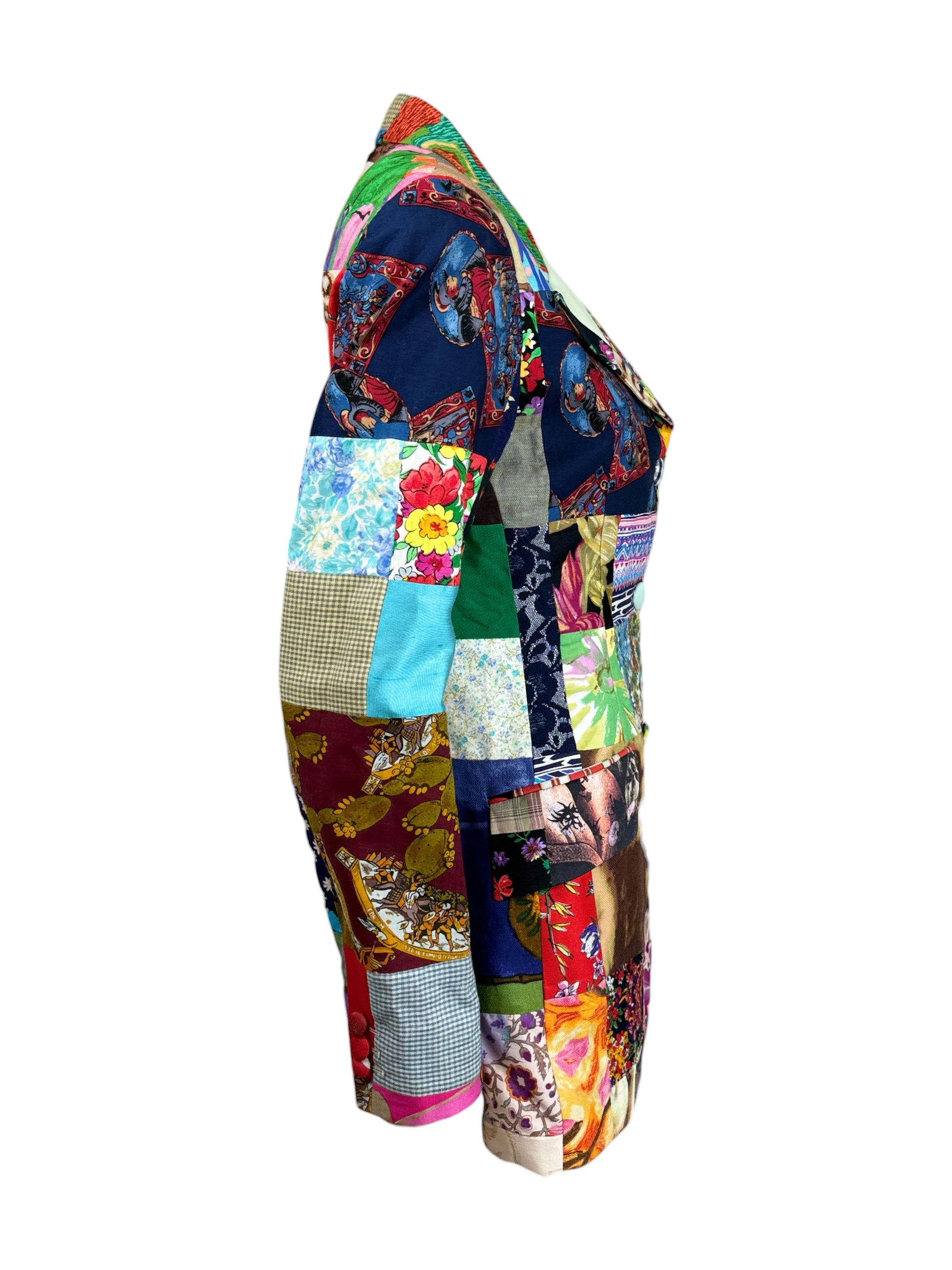Dolce Gabbana Spring 1993 patchwork jacket