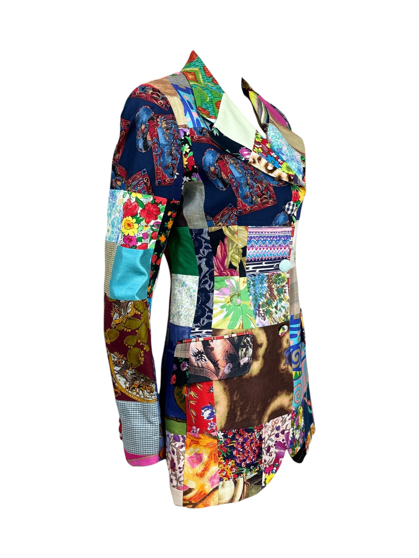 Dolce Gabbana Spring 1993 patchwork jacket