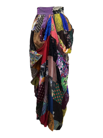 Dolce Gabbana Spring 1993 patchwork silk skirt