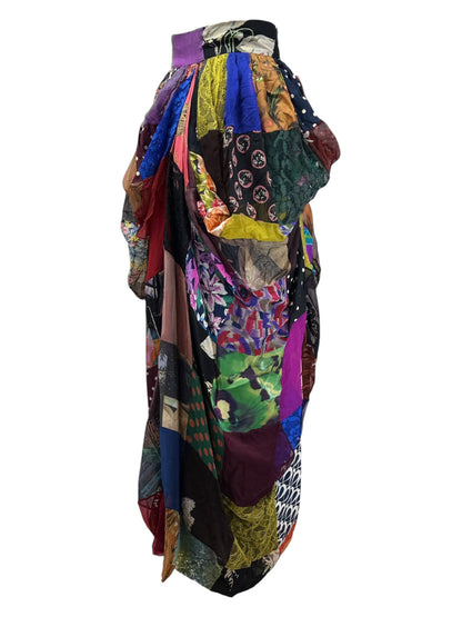 Dolce Gabbana Spring 1993 patchwork silk skirt