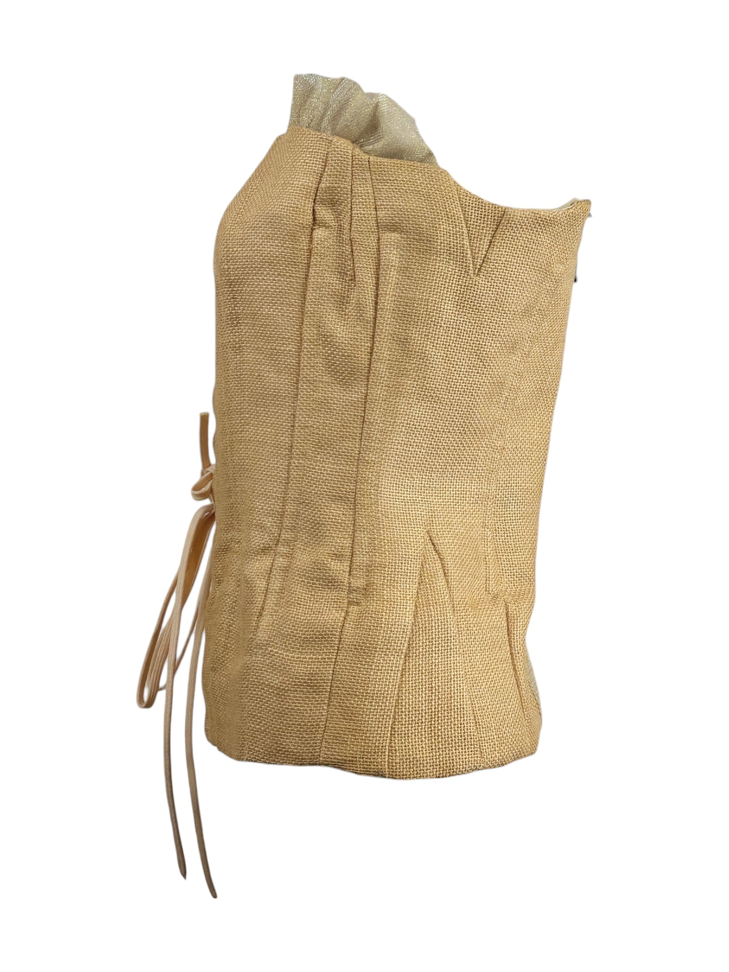 Dolce Gabbana Spring 2002 Look 12 Natural jute bustier