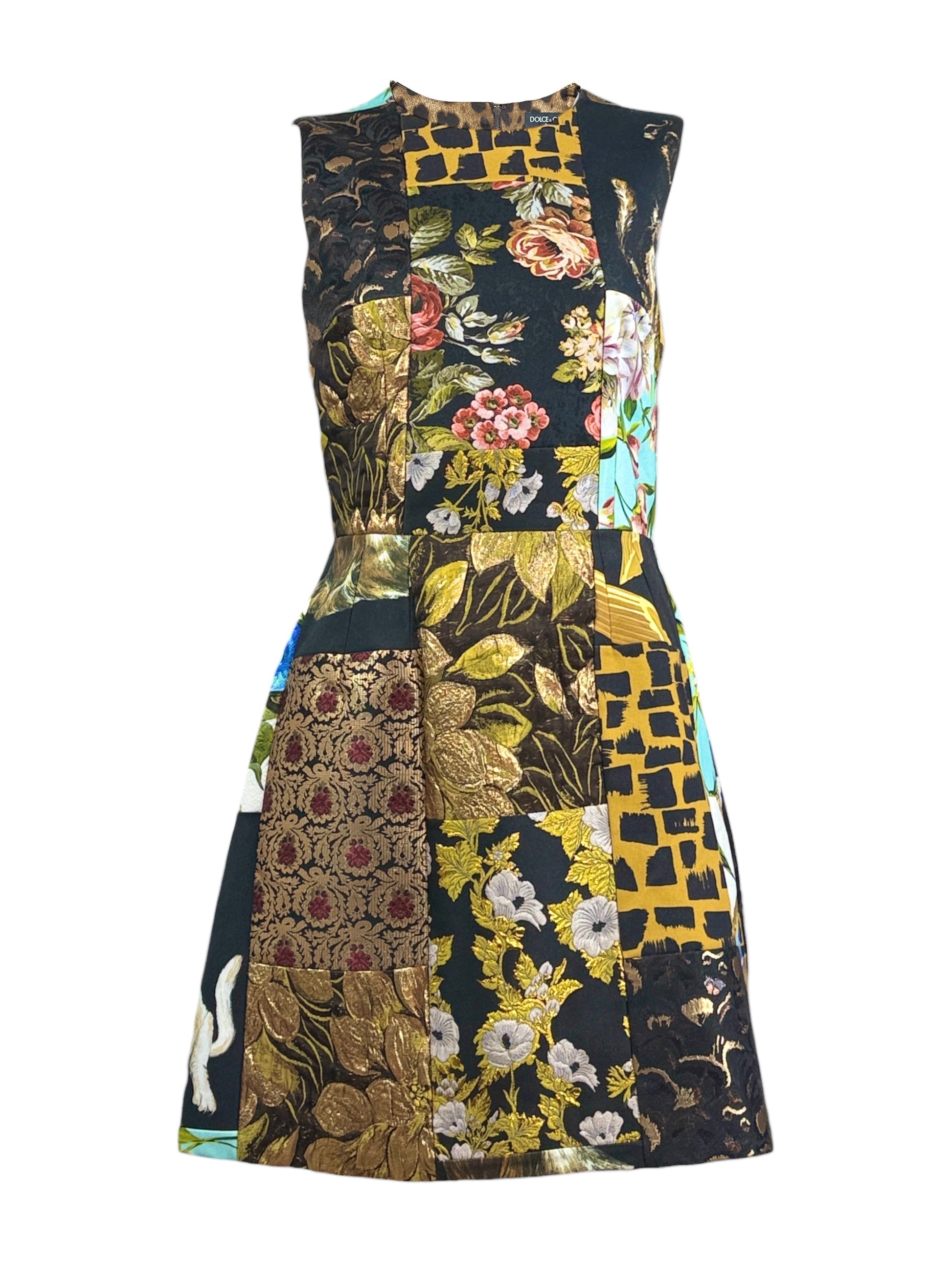 Dolce Gabbana Spring 2021 patchwork dress