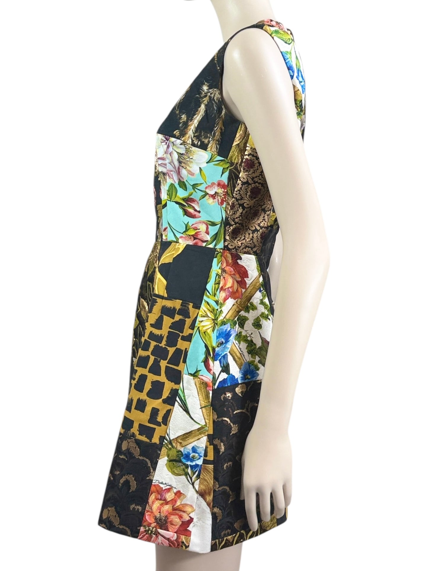 Dolce Gabbana Spring 2021 patchwork dress