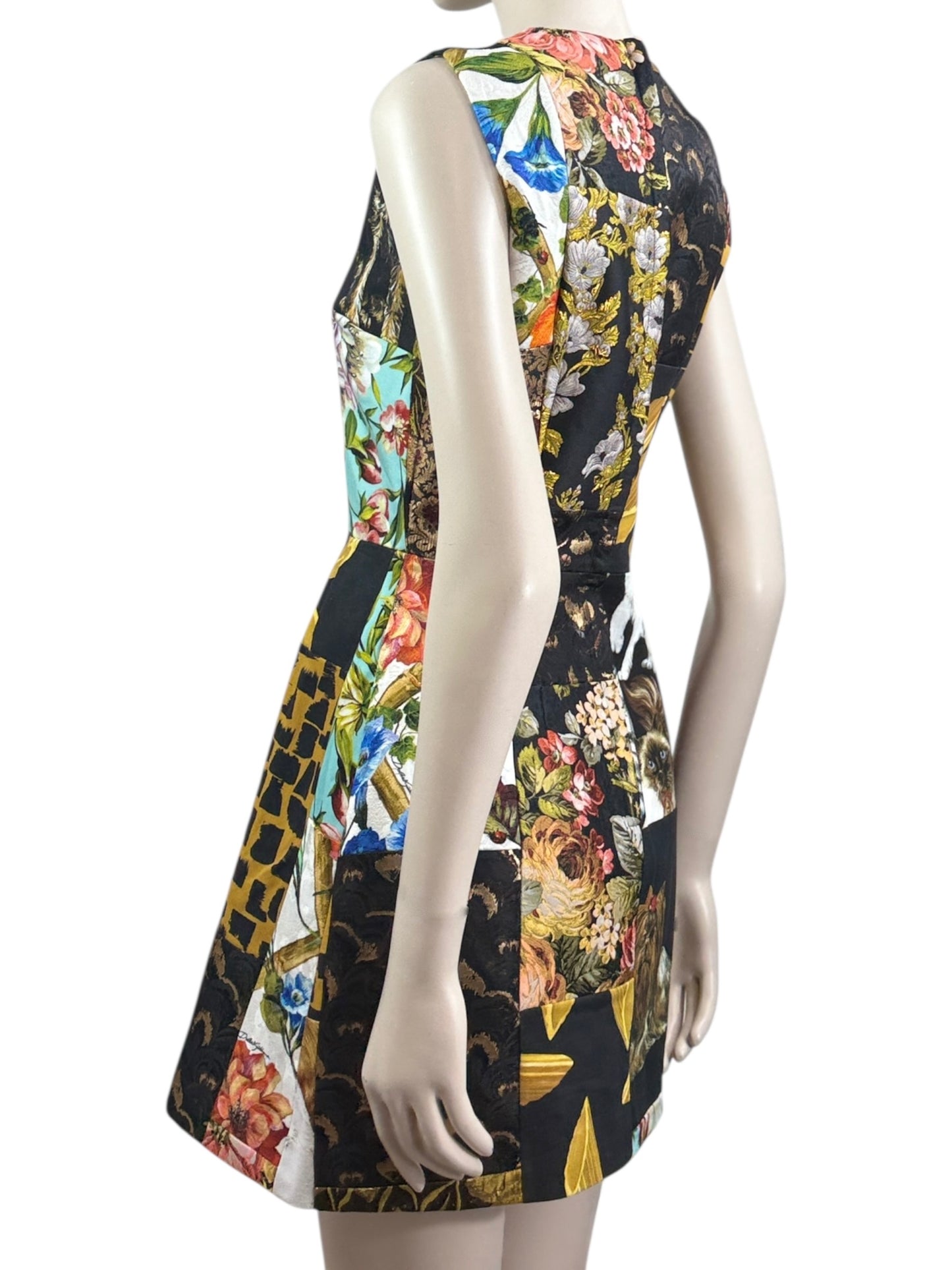 Dolce Gabbana Spring 2021 patchwork dress