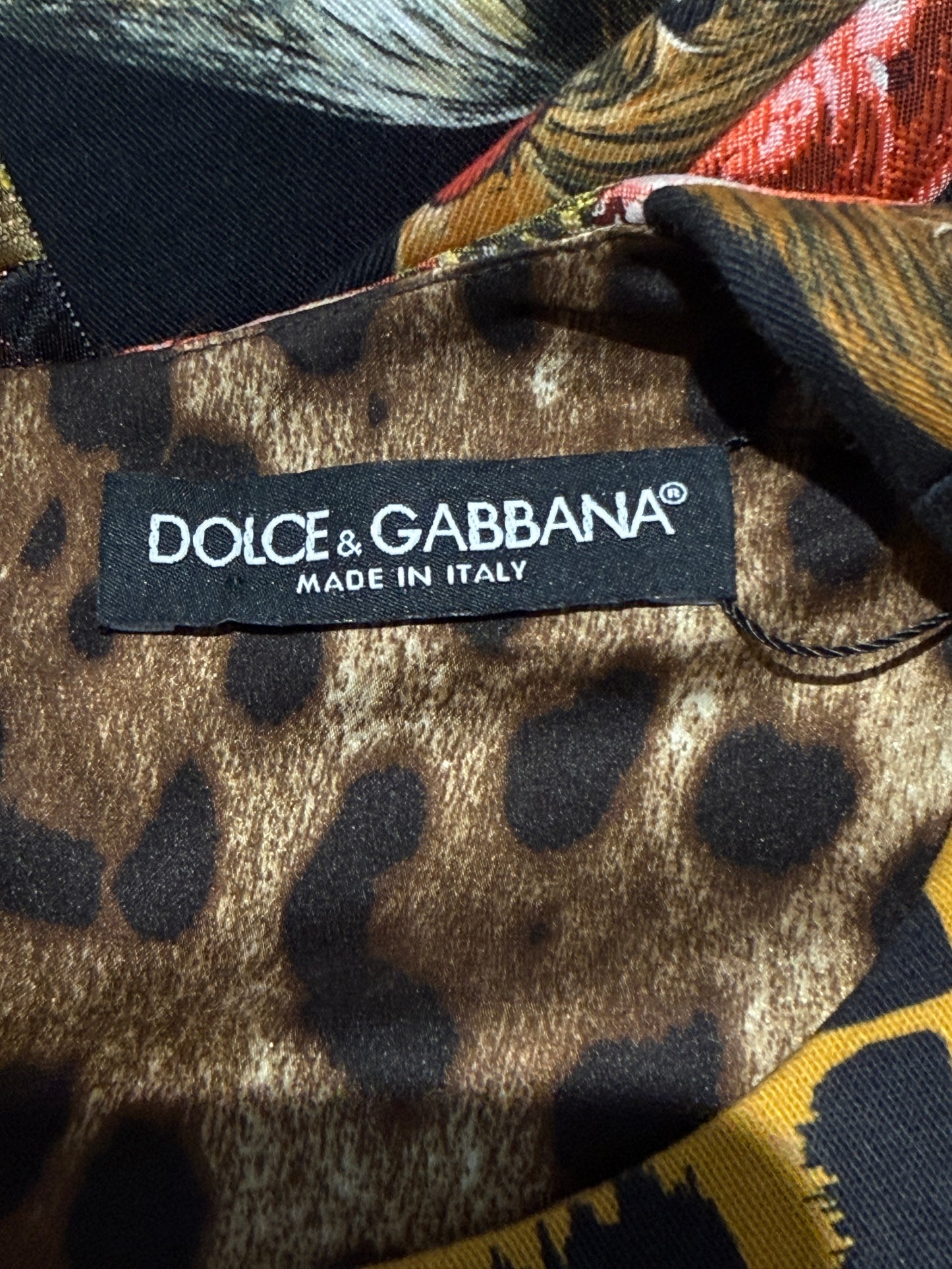 Dolce Gabbana Spring 2021 patchwork dress