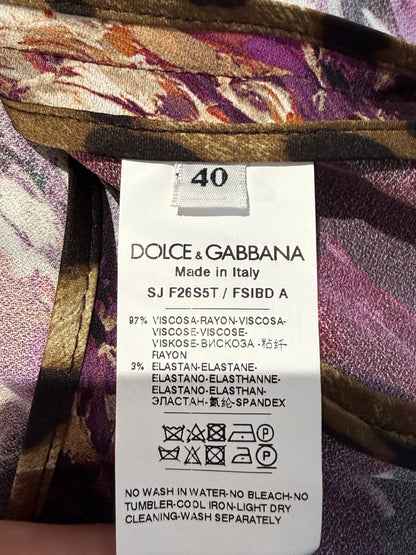Dolce Gabbana Spring 2023 Ciao Kim 1997 Reedition floral printed ensemble