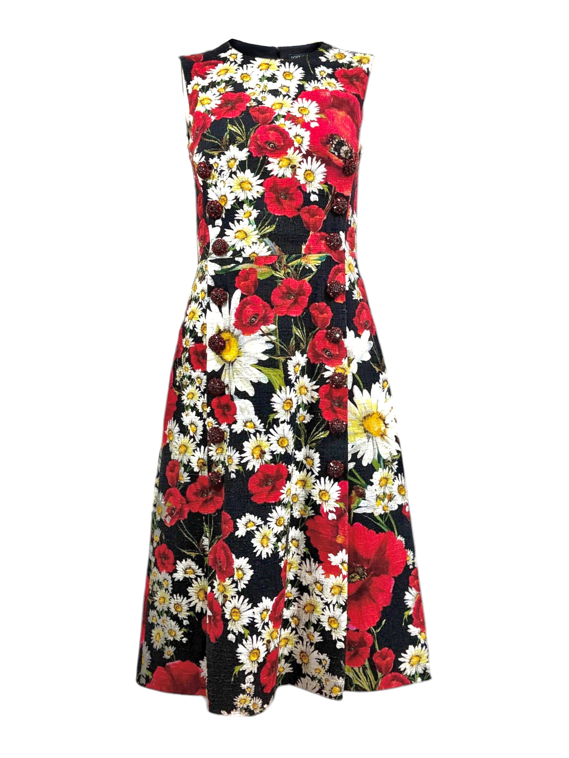 Dolce Gabbana floral printed dress