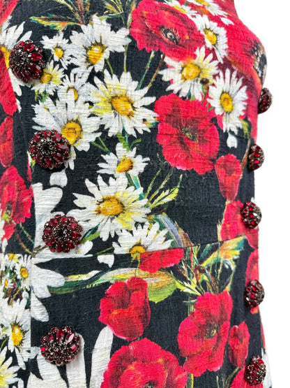 Dolce Gabbana floral printed dress
