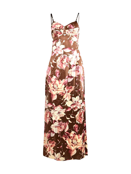 Dolce and Gabbana Spring 1997 floral printed dress