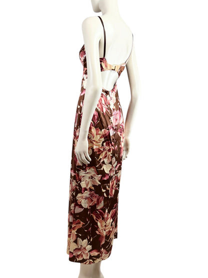 Dolce and Gabbana Spring 1997 floral printed dress