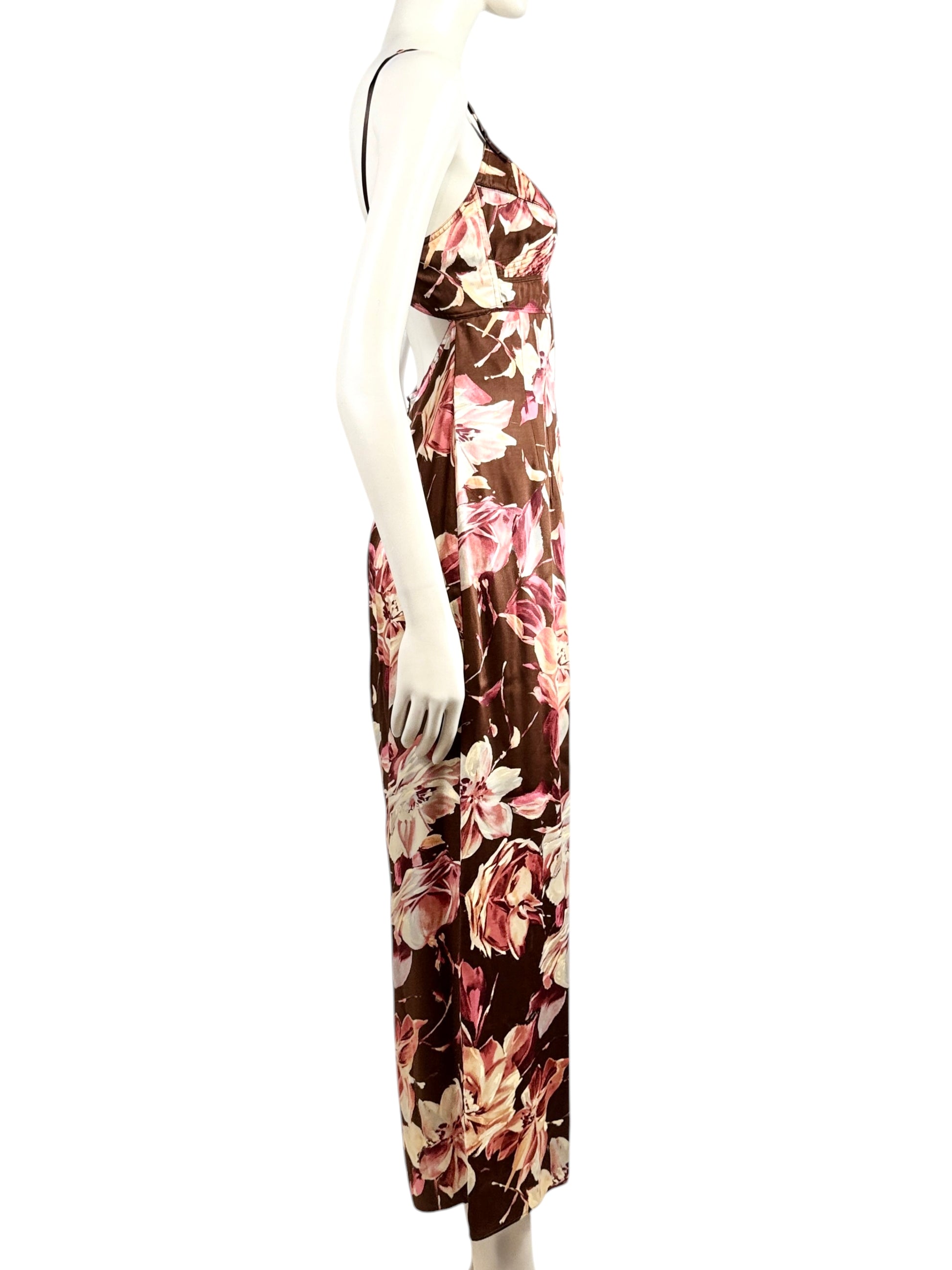 Dolce and Gabbana Spring 1997 floral printed dress