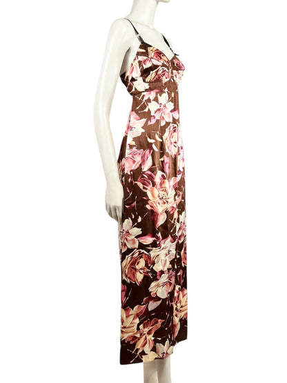 Dolce and Gabbana Spring 1997 floral printed dress