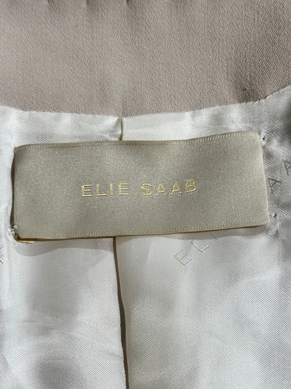 Elie Saab Pink beaded cropped jacket