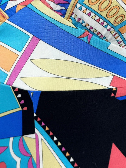 Emilio Pucci 2018 Maxi printed geometric jersey dress