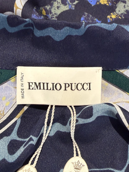 Emilio Pucci Fall 2012 Printed silk kimono