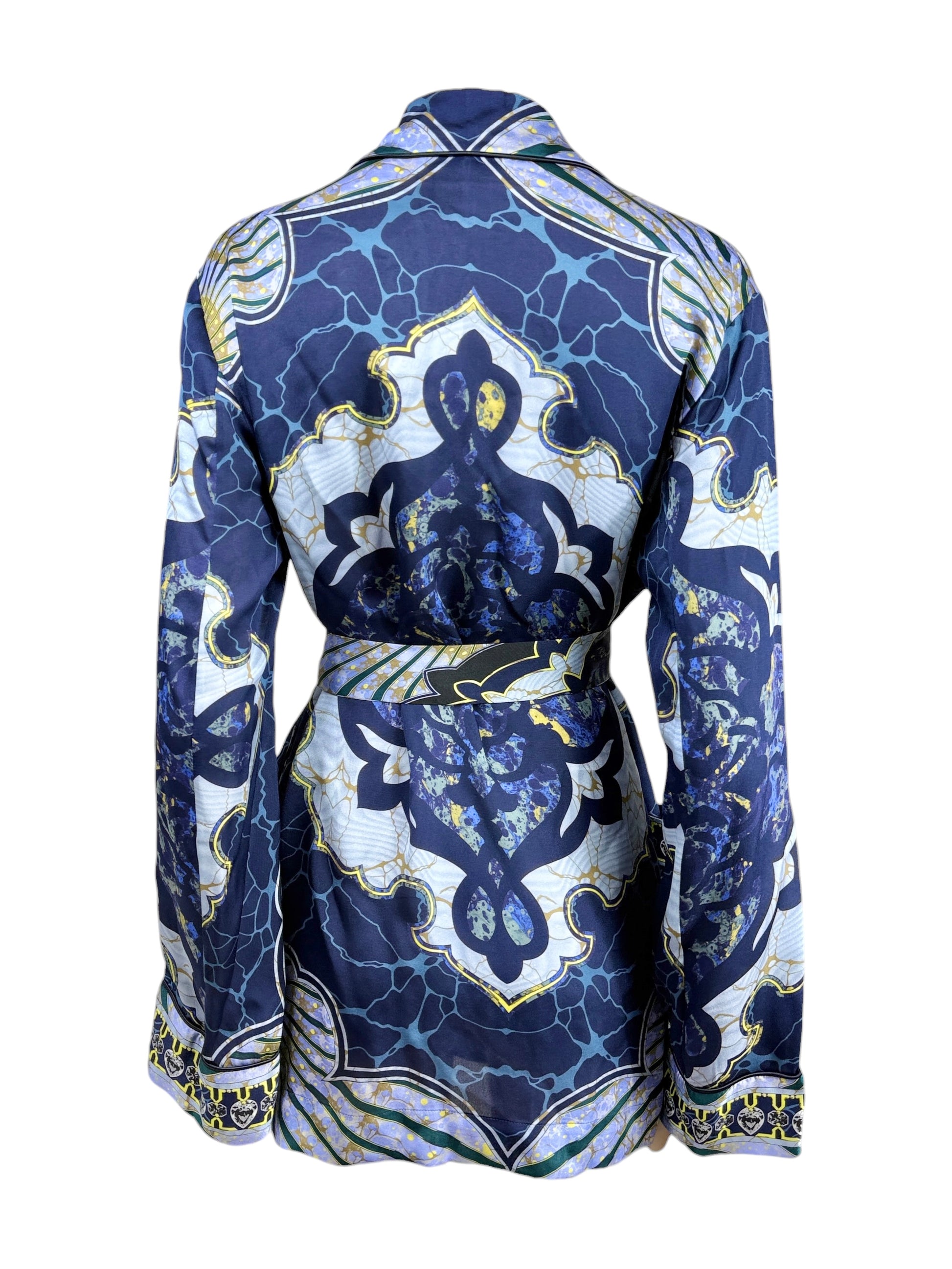 Emilio Pucci Fall 2012 Printed silk kimono