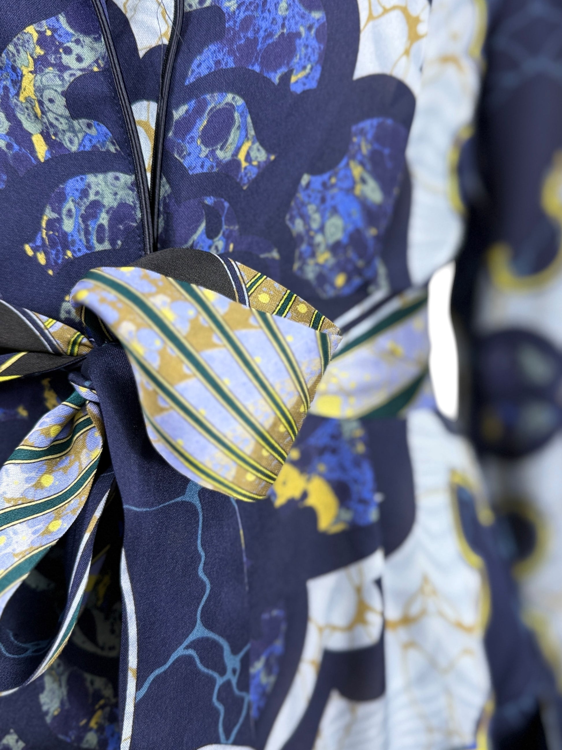 Emilio Pucci Fall 2012 Printed silk kimono