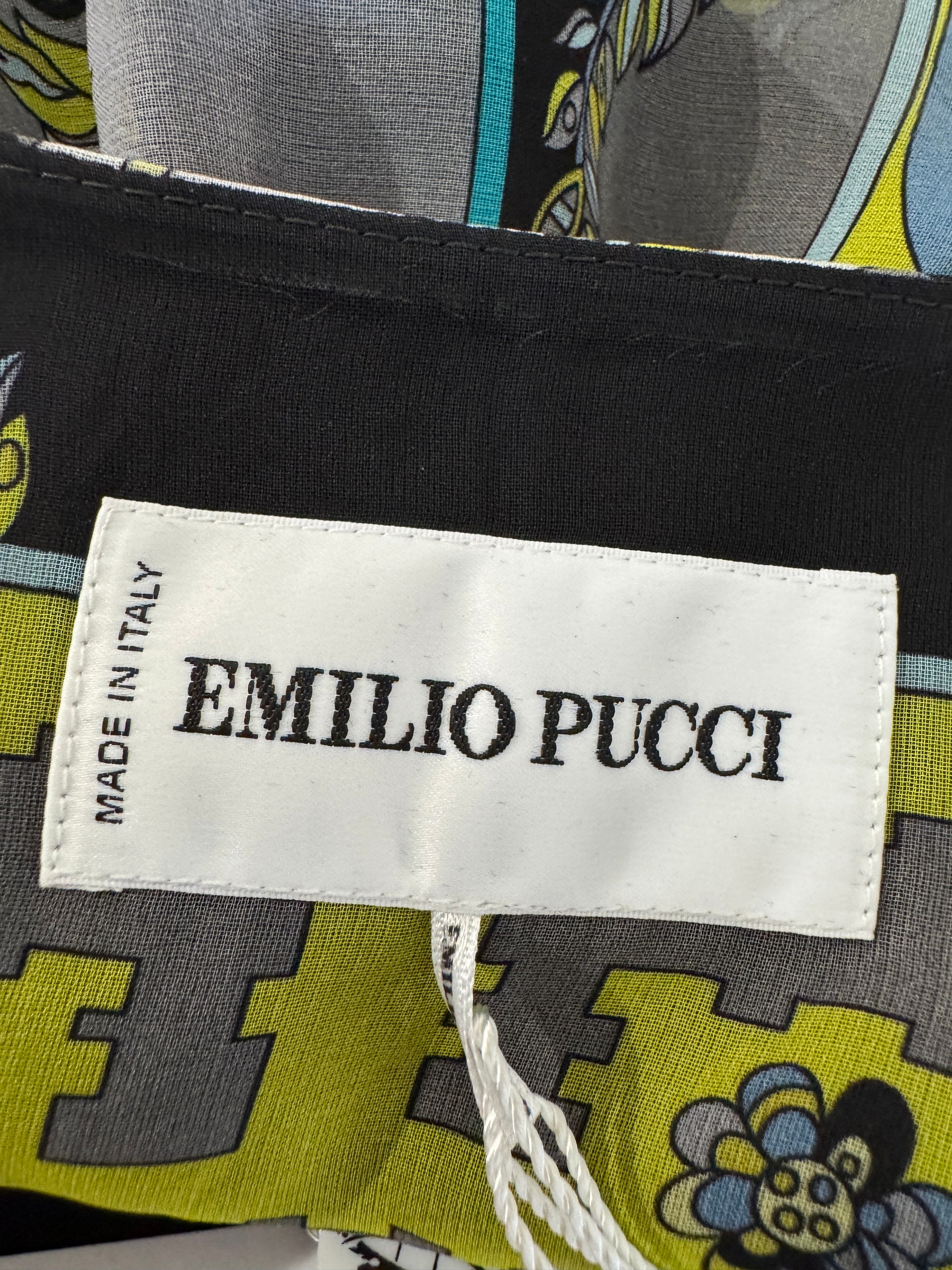 Emilio Pucci Peter Dundas Spring 2012 Look 2 Maxi printed organza skirt