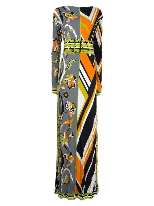 Emilio Pucci long dress multicolored printed 1