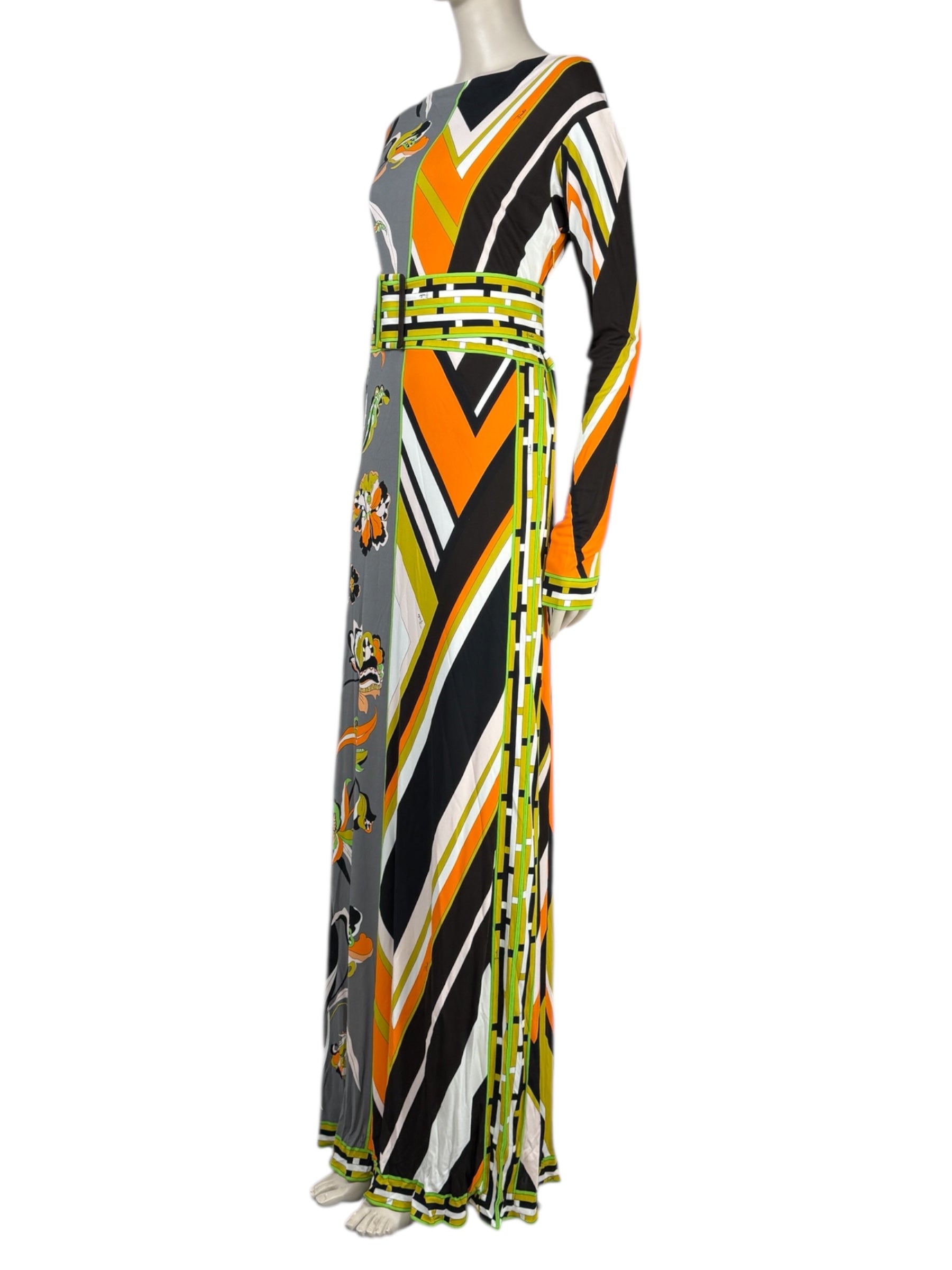 Emilio Pucci long dress multicolored printed 2