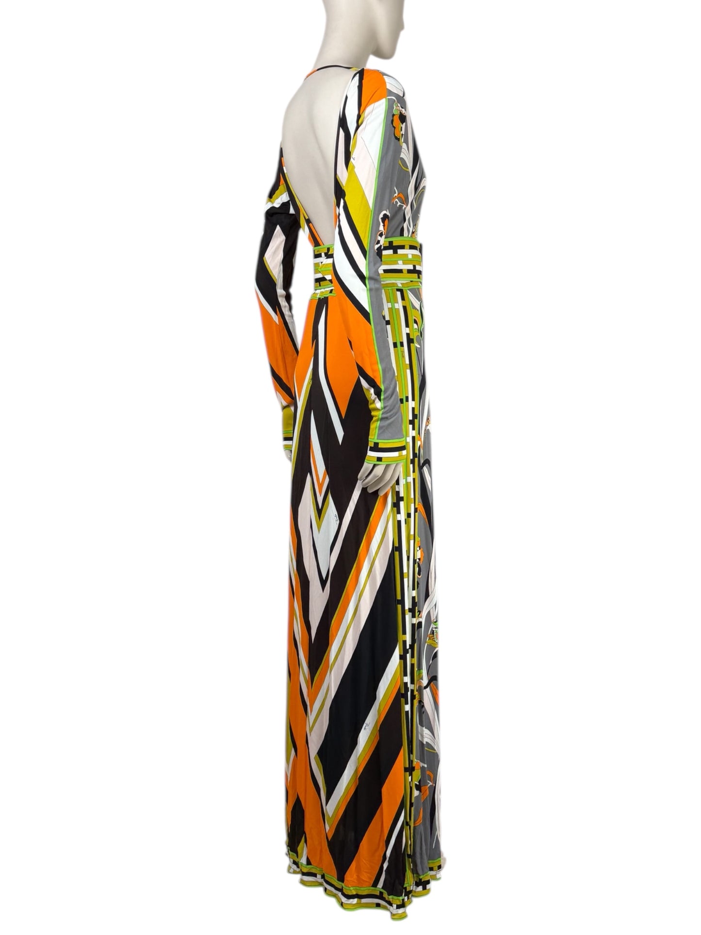 Emilio Pucci long dress multicolored printed 4