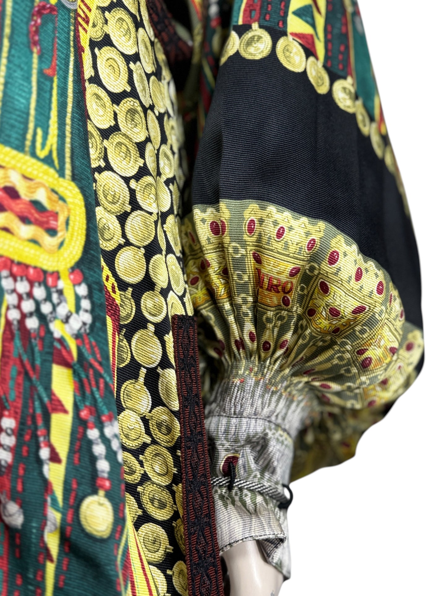 Etro Spring 2017 Look 29 Printed silk tassel dress