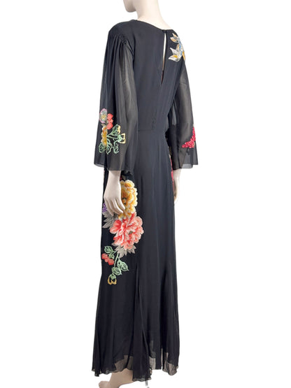 Etro Spring 2019 Look 60 Maxi crepe silk floral dress