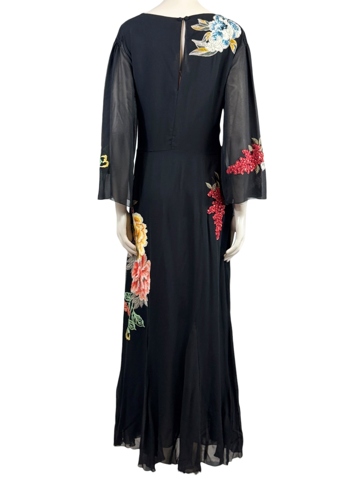 Etro Spring 2019 Look 60 Maxi crepe silk floral dress