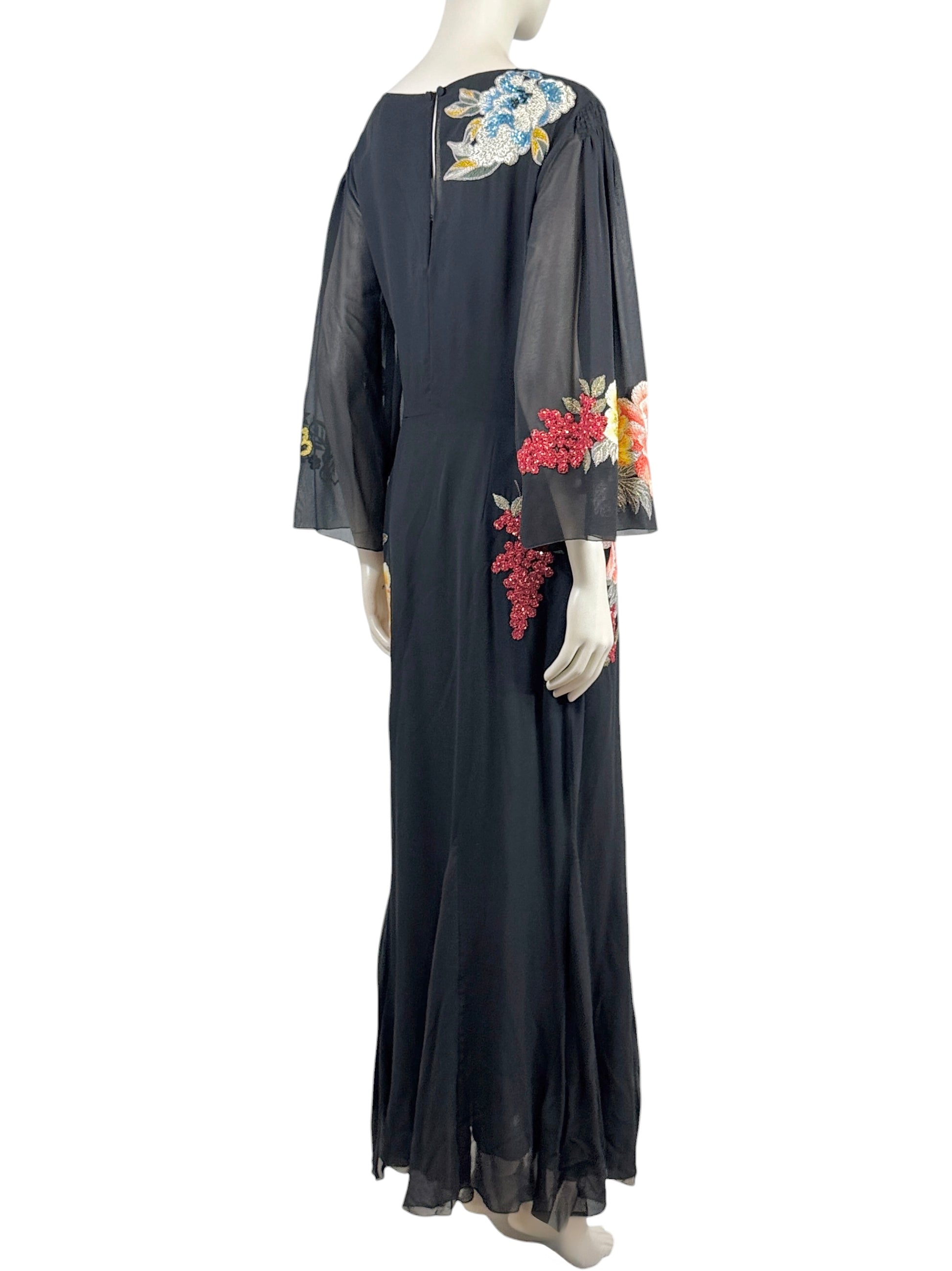 Etro Spring 2019 Look 60 Maxi crepe silk floral dress