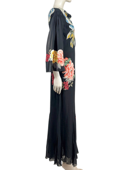 Etro Spring 2019 Look 60 Maxi crepe silk floral dress