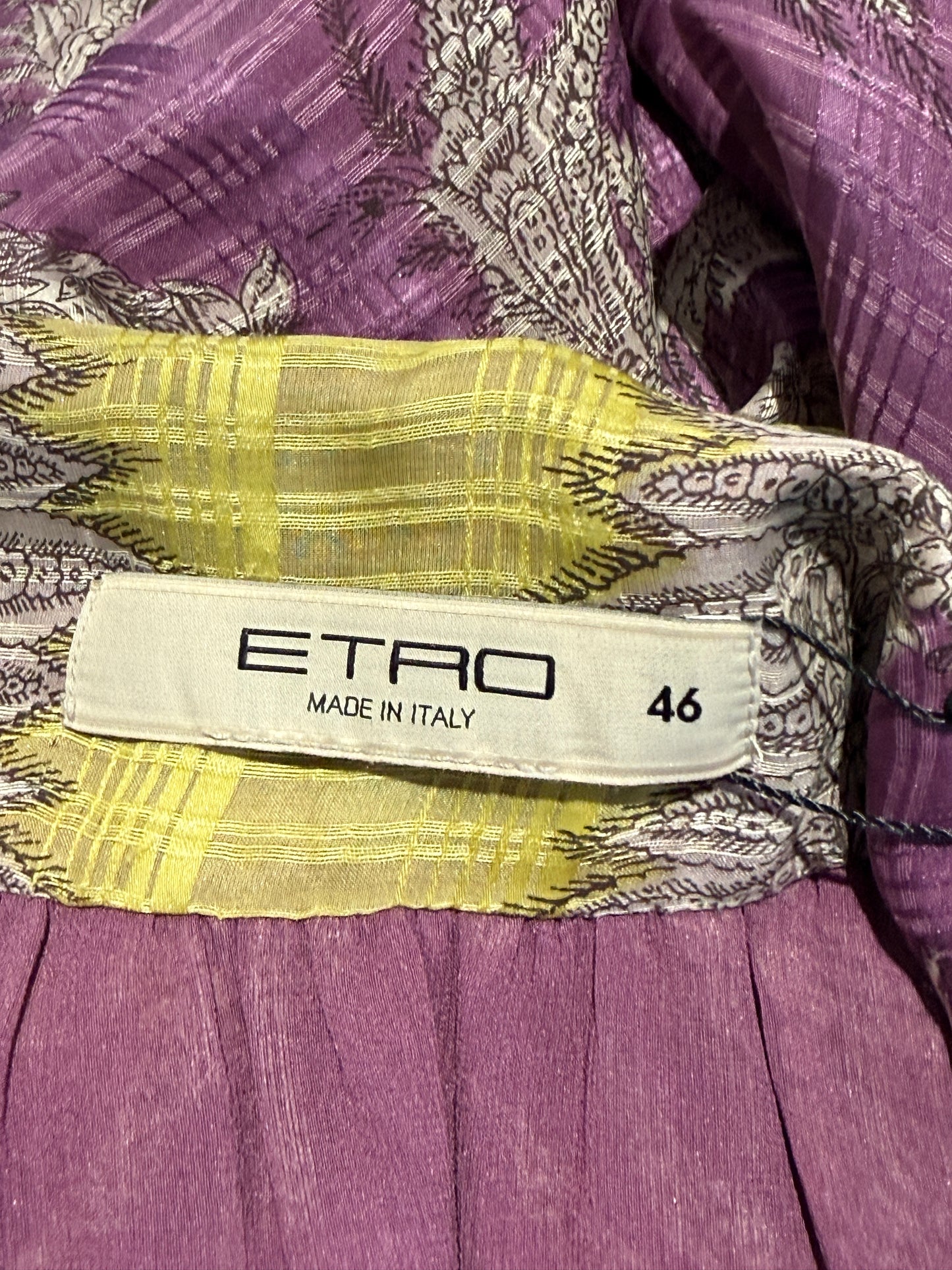 Etro chiffon silk skirt cashmere