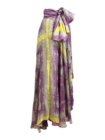 Etro chiffon silk skirt cashmere
