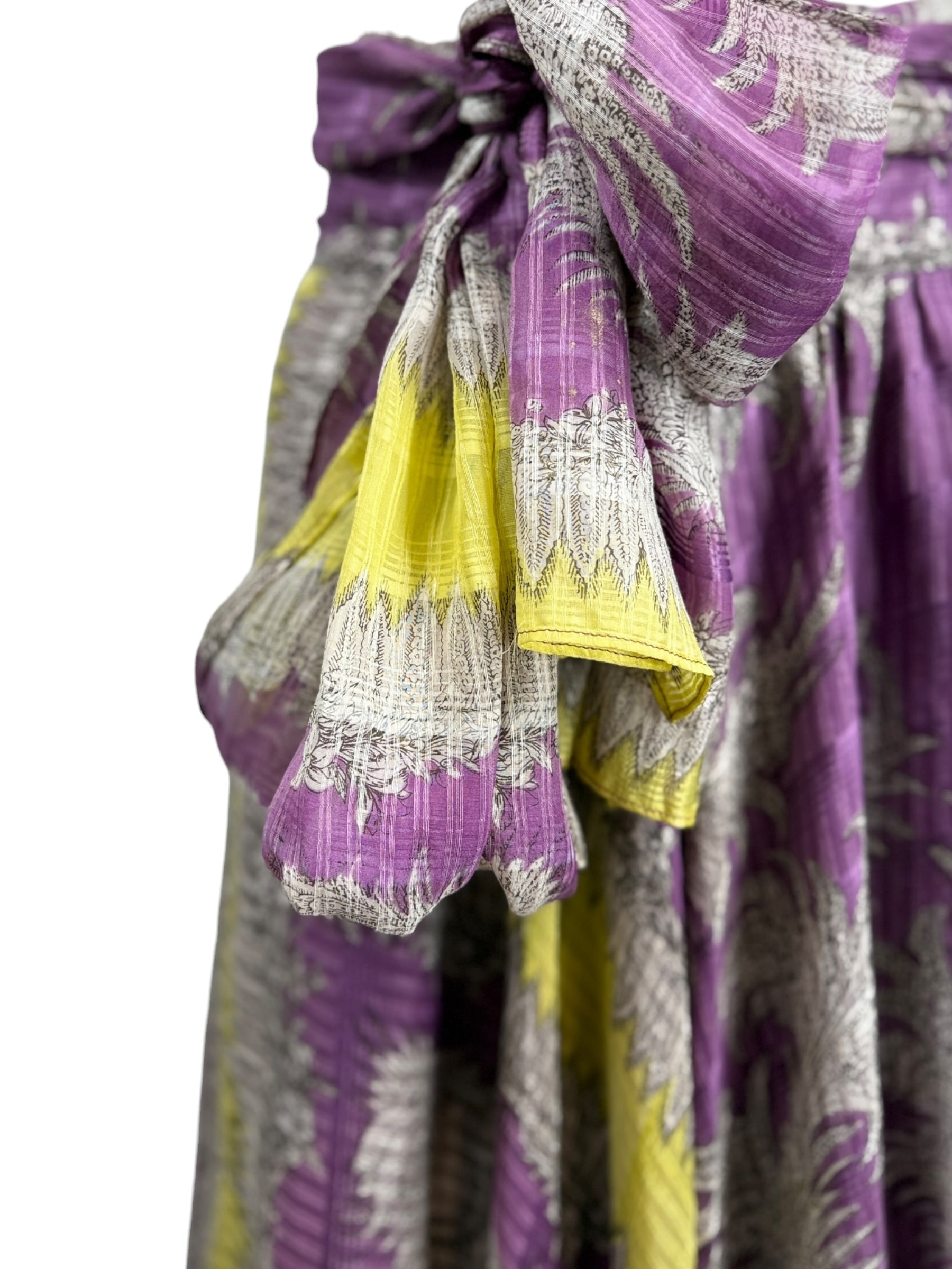Etro chiffon silk skirt cashmere