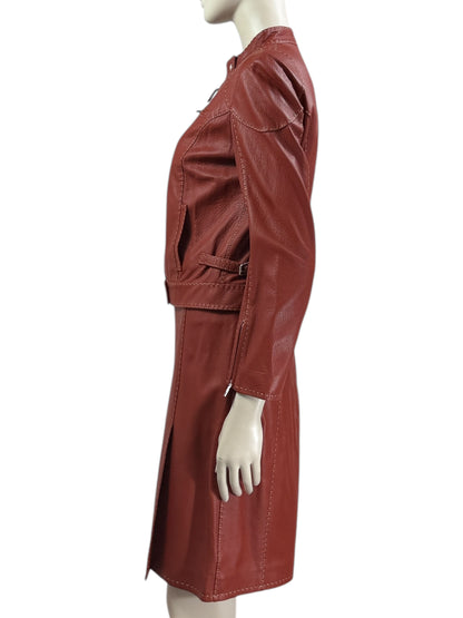 Fendi Selleria graind leither suit 3