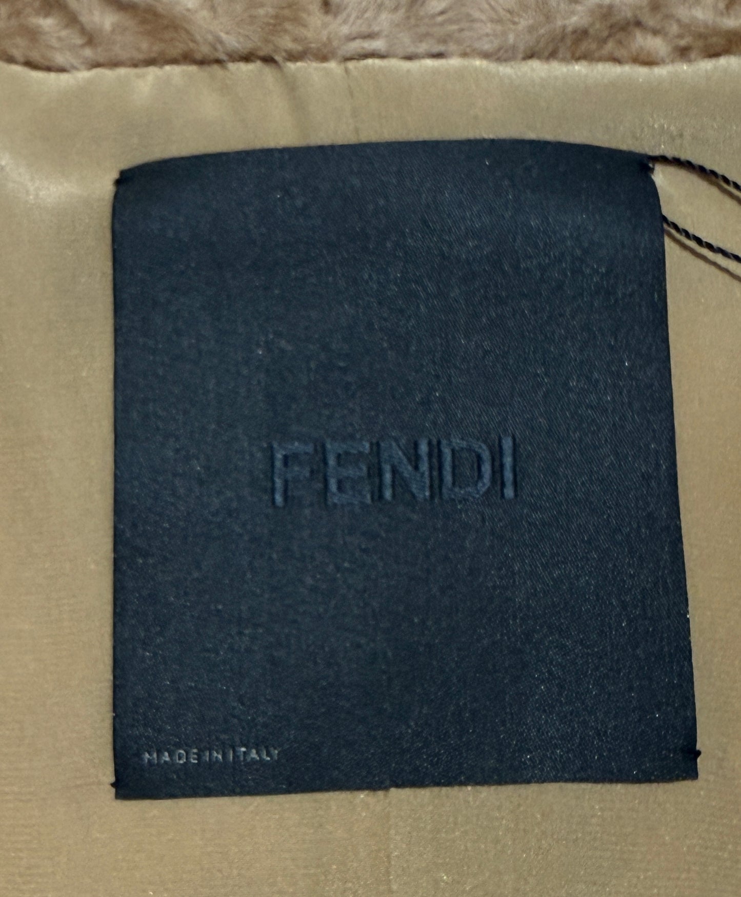 Fendi cashmere astrakan coat