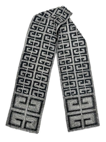 Givenchy Alexander Mcqueen 1999 embroidered scarf