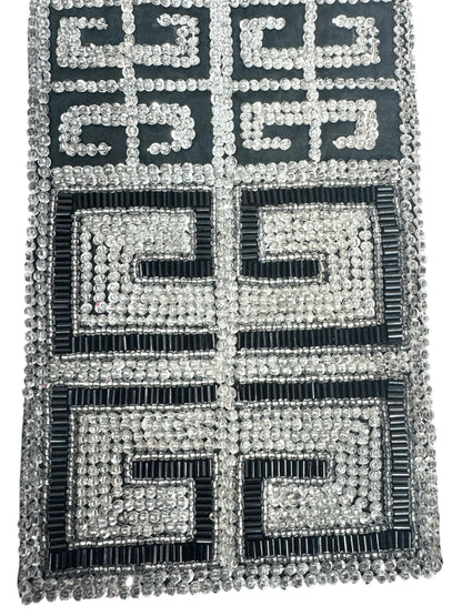 Givenchy Alexander Mcqueen 1999 embroidered scarf