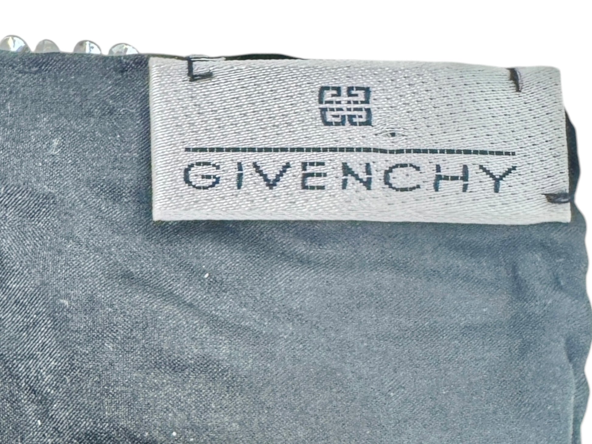 Givenchy Alexander Mcqueen 1999 embroidered scarf