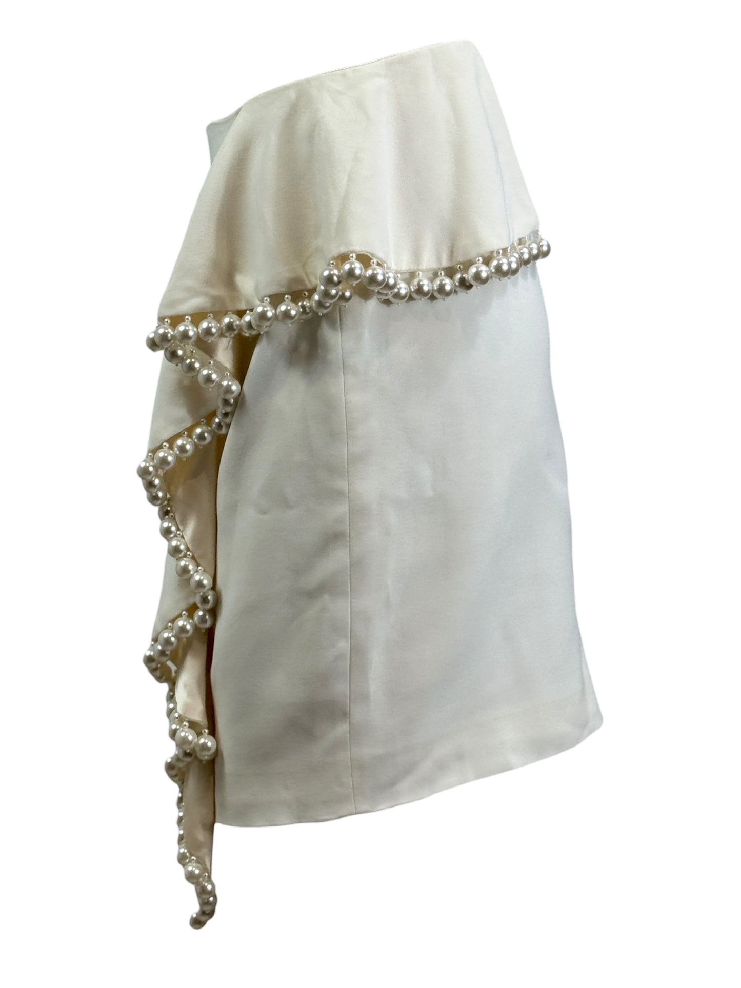 Givenchy Riccardo Tisci Resort 2017 Look 1 ecru pearl skirt