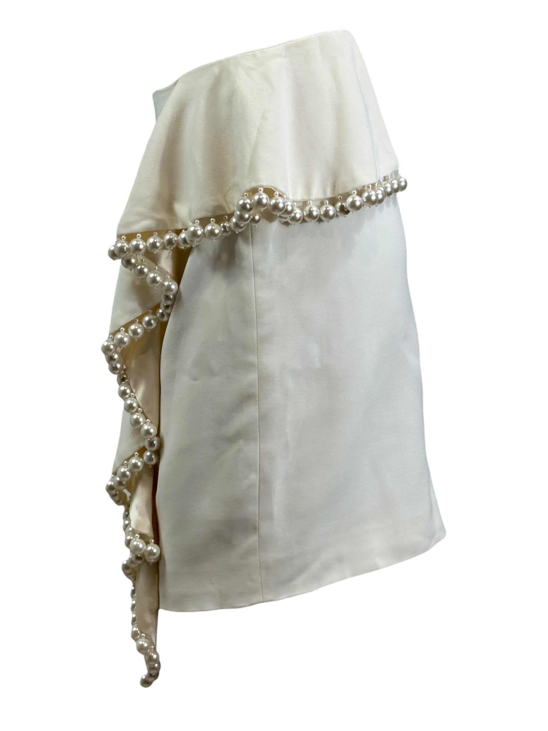Givenchy Riccardo Tisci Resort 2017 Look 1 ecru pearl skirt