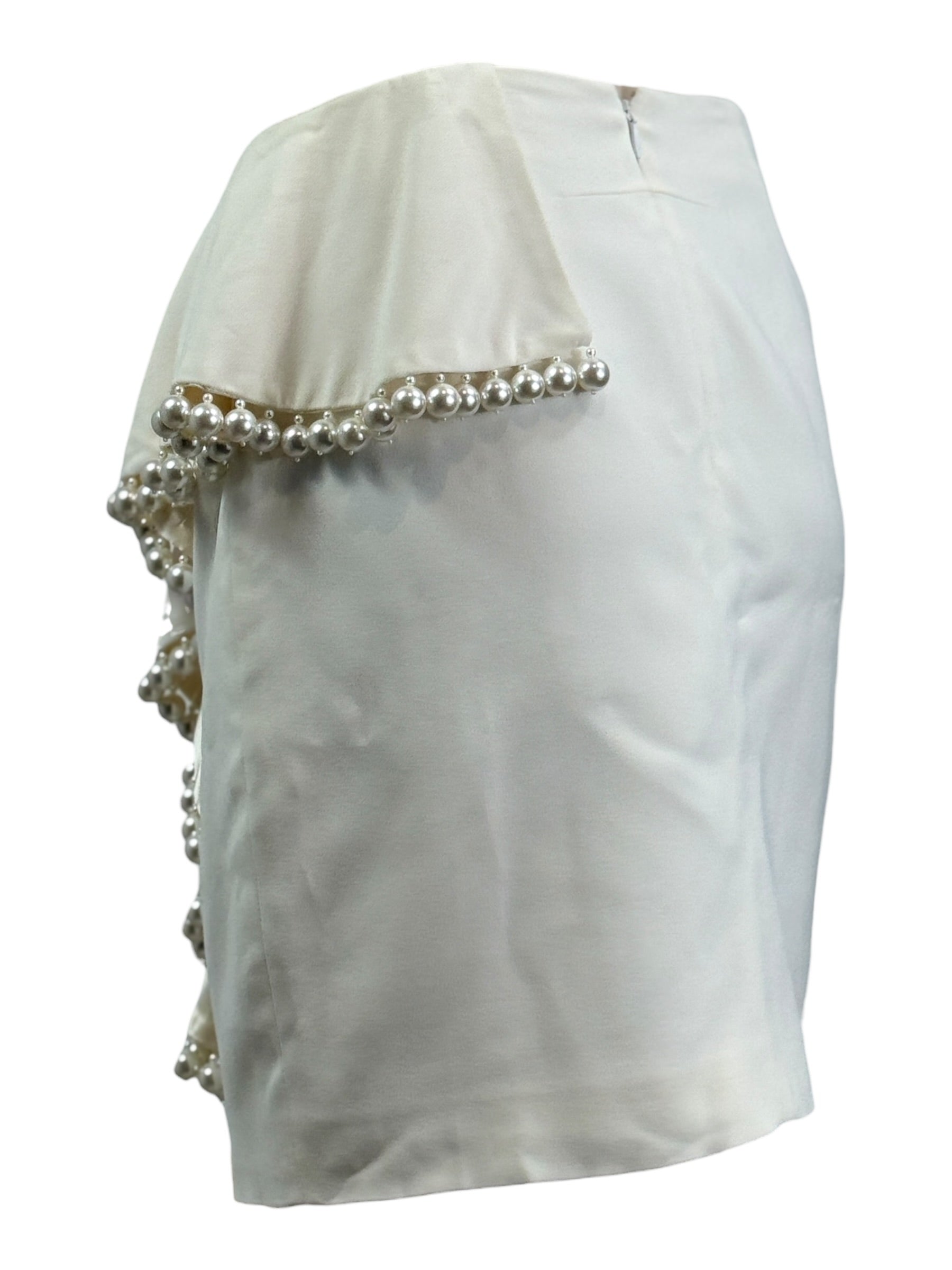Givenchy Riccardo Tisci Resort 2017 Look 1 ecru pearl skirt