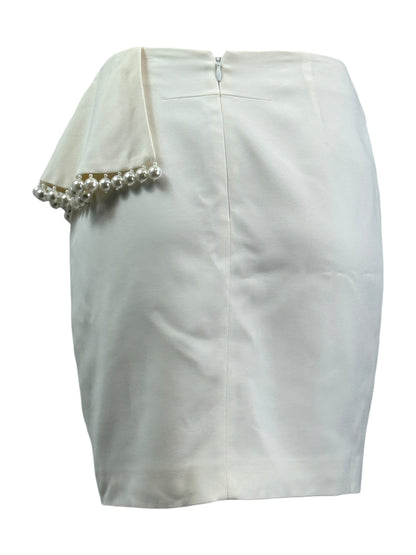 Givenchy Riccardo Tisci Resort 2017 Look 1 ecru pearl skirt