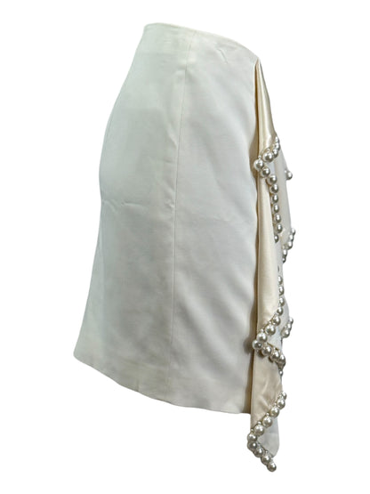 Givenchy Riccardo Tisci Resort 2017 Look 1 ecru pearl skirt