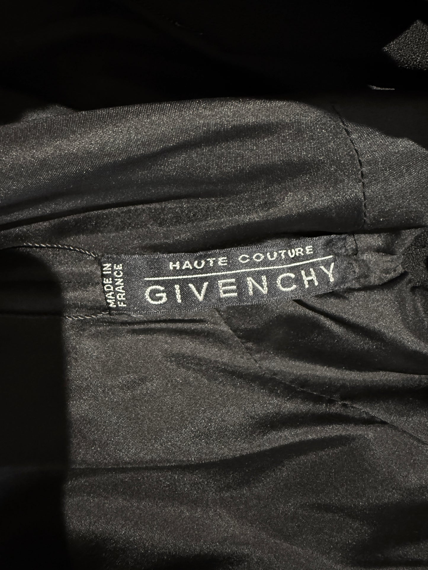 Givenchy couture John Galliano Spring 1996 black bow dress