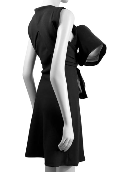 Givenchy couture John Galliano Spring 1996 black bow dress
