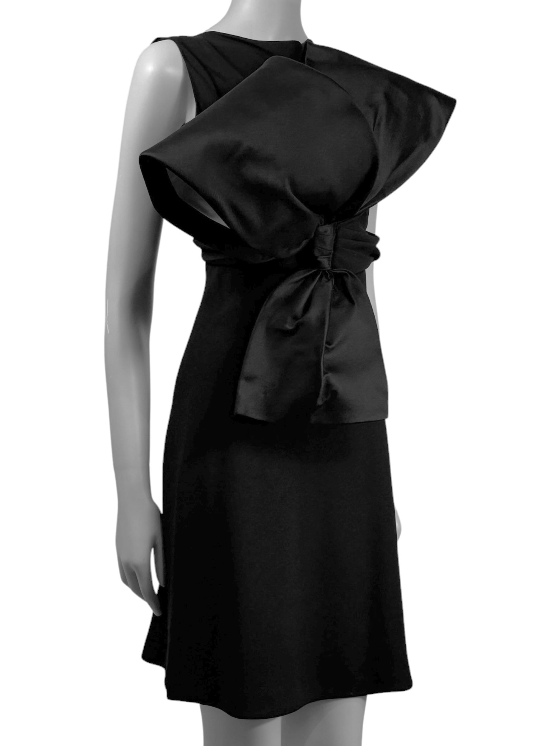 Givenchy couture John Galliano Spring 1996 black bow dress