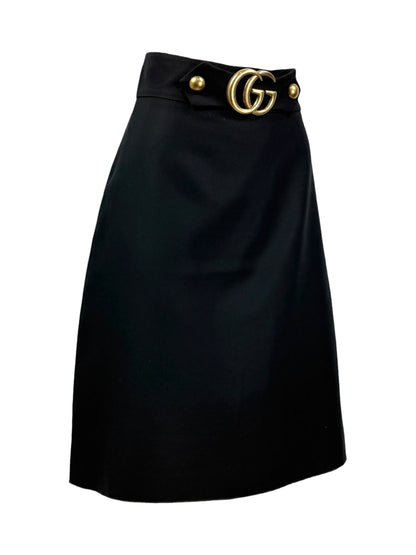 Gucci 2016 Marmont black skirt