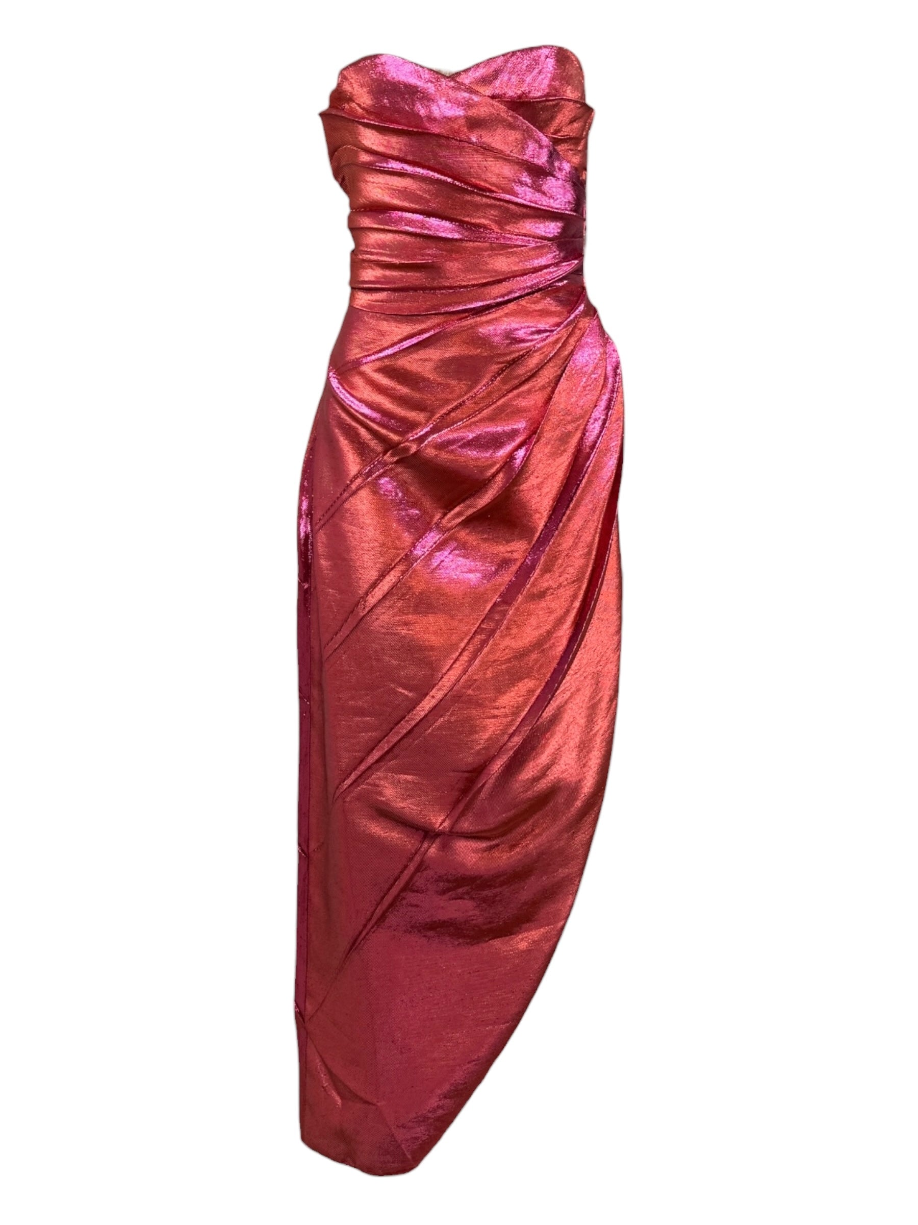 Gucci 2018 mermaid lame dress strapless