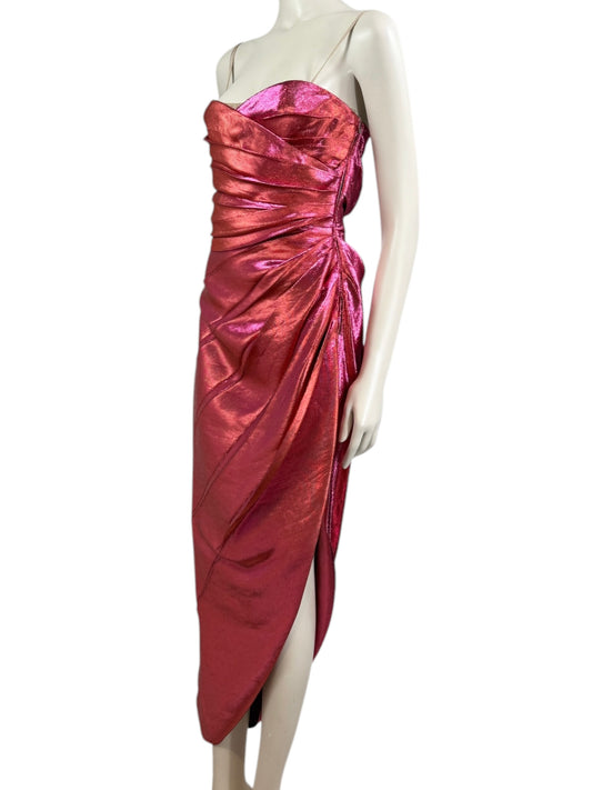 Gucci 2018 mermaid lame dress strapless
