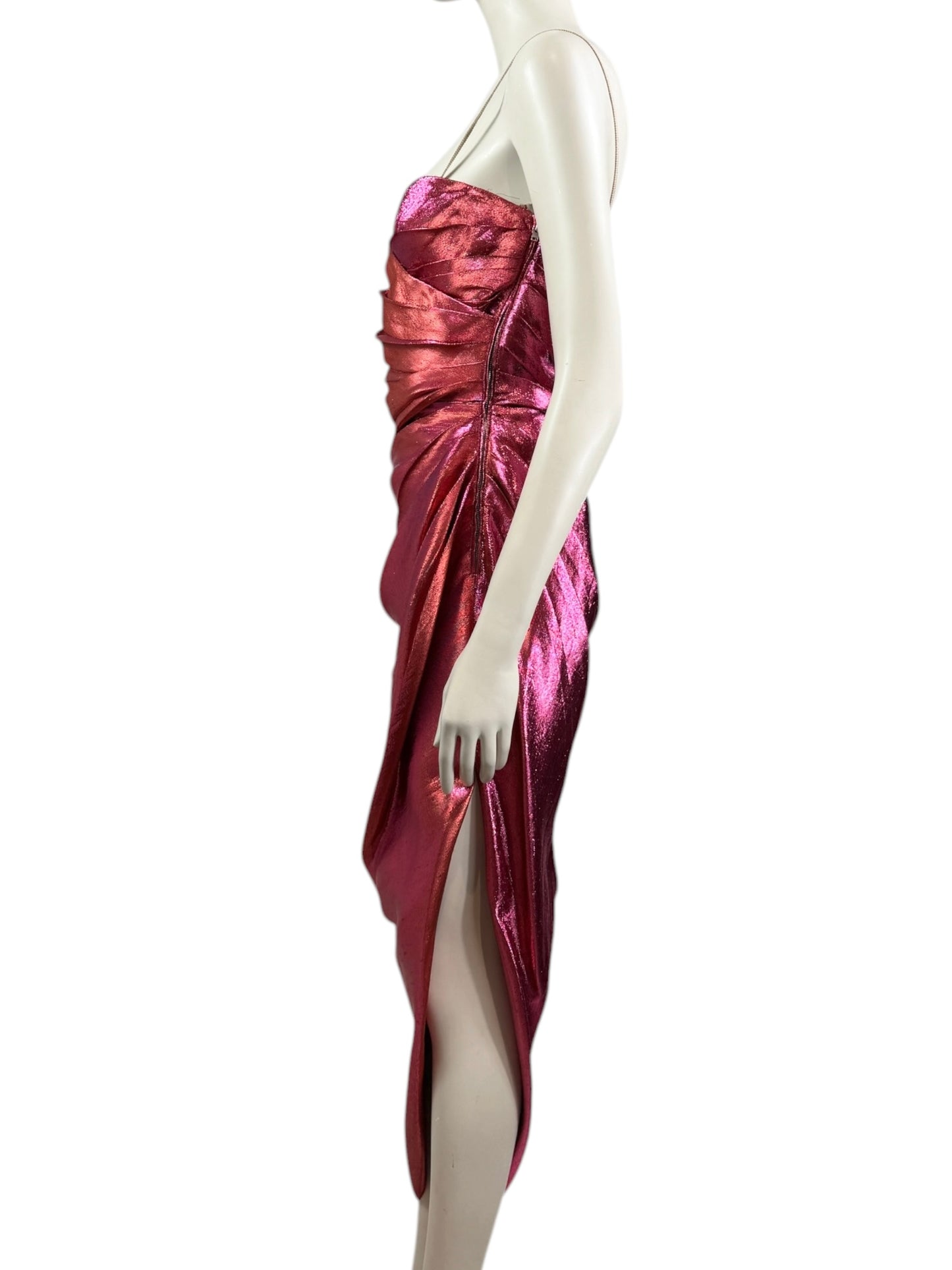 Gucci 2018 mermaid lame dress strapless